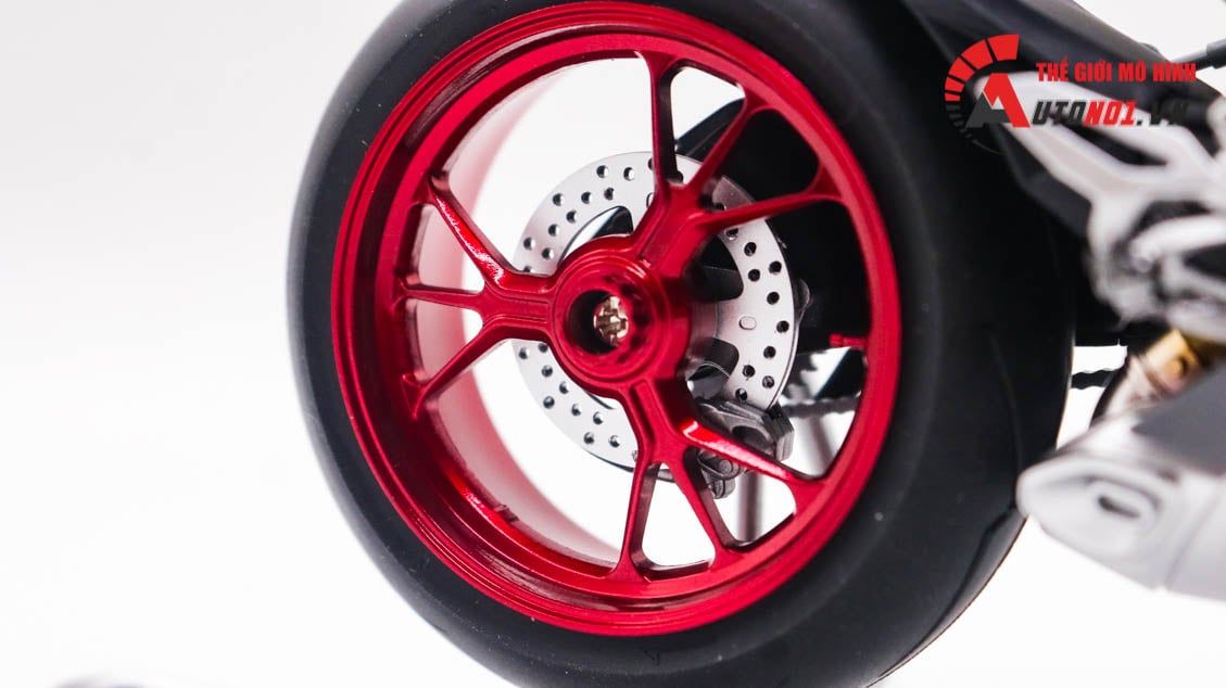  Mô hình xe cao cấp Ducati 1199 Panigale Custom Decal Liberty walk Performance nồi khô 1:12 Tamiya D034 