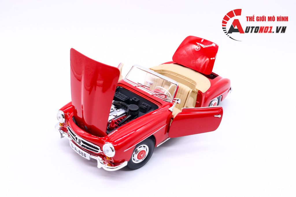 MÔ HÌNH XE MERCEDES BENZ 190SL (1955) RED 1:18 MAISTO