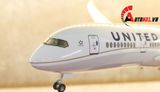  Mô hình máy bay American United Boeing B787 47cm tỉ lệ 1:157 có đèn led tự động theo tiếng vỗ tay hoặc chạm MB47024 