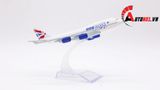  Mô hình máy bay British Airways One World Boeing B747 Aircraft 16cm MB16165 