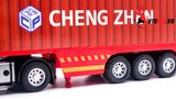  Mô hình xe tải container Volvo chở hàng 1:50 Diecast Metal 8183 