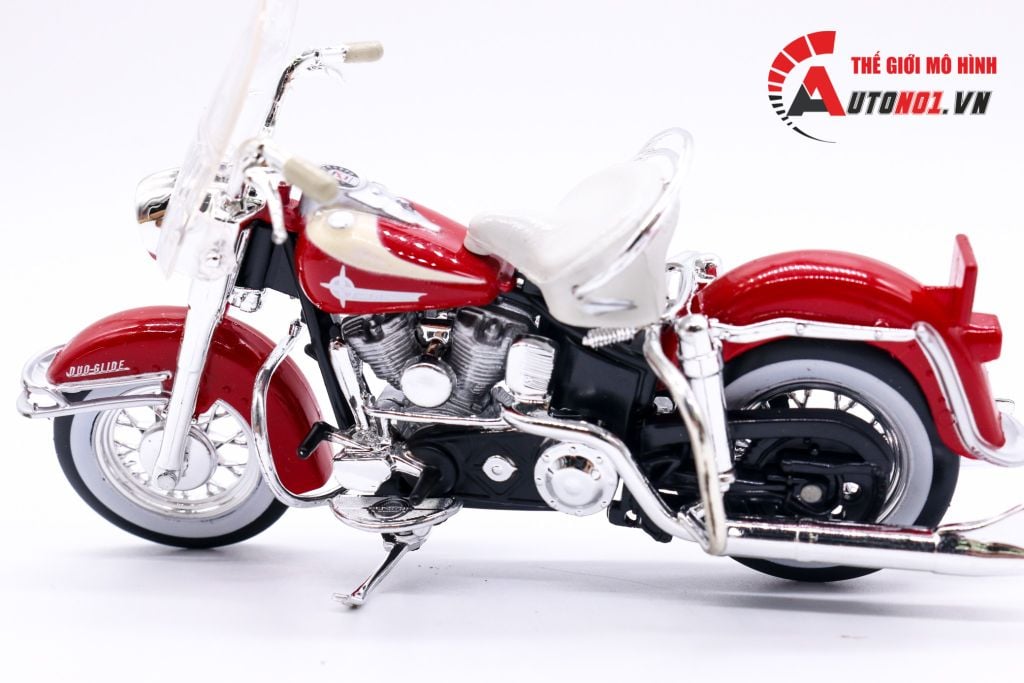 MÔ HÌNH HARLEY DAVIDSON 1962 FLH DUO GLIDE 1:18 MAISTO