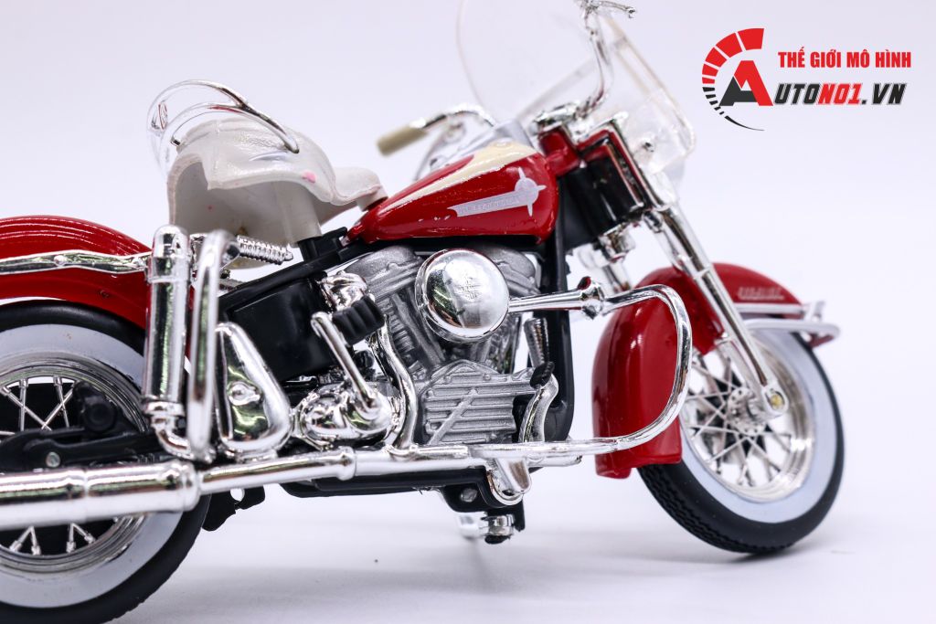 MÔ HÌNH HARLEY DAVIDSON 1962 FLH DUO GLIDE 1:18 MAISTO