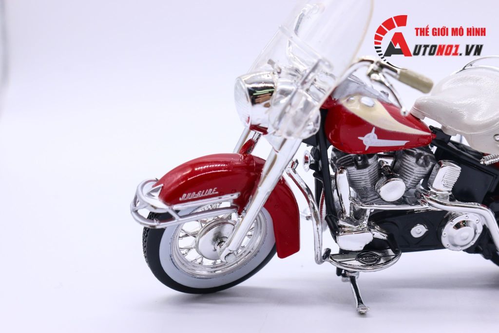 MÔ HÌNH HARLEY DAVIDSON 1962 FLH DUO GLIDE 1:18 MAISTO