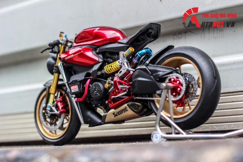 MÔ HÌNH CAO CẤP DUCATI 1199 PANIGALE CAFE RACER RED 1:12 TAMIYA D079