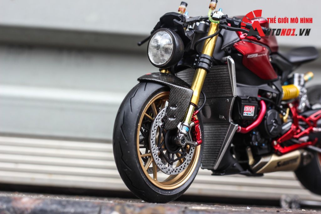 MÔ HÌNH CAO CẤP DUCATI 1199 PANIGALE CAFE RACER RED 1:12 TAMIYA D079