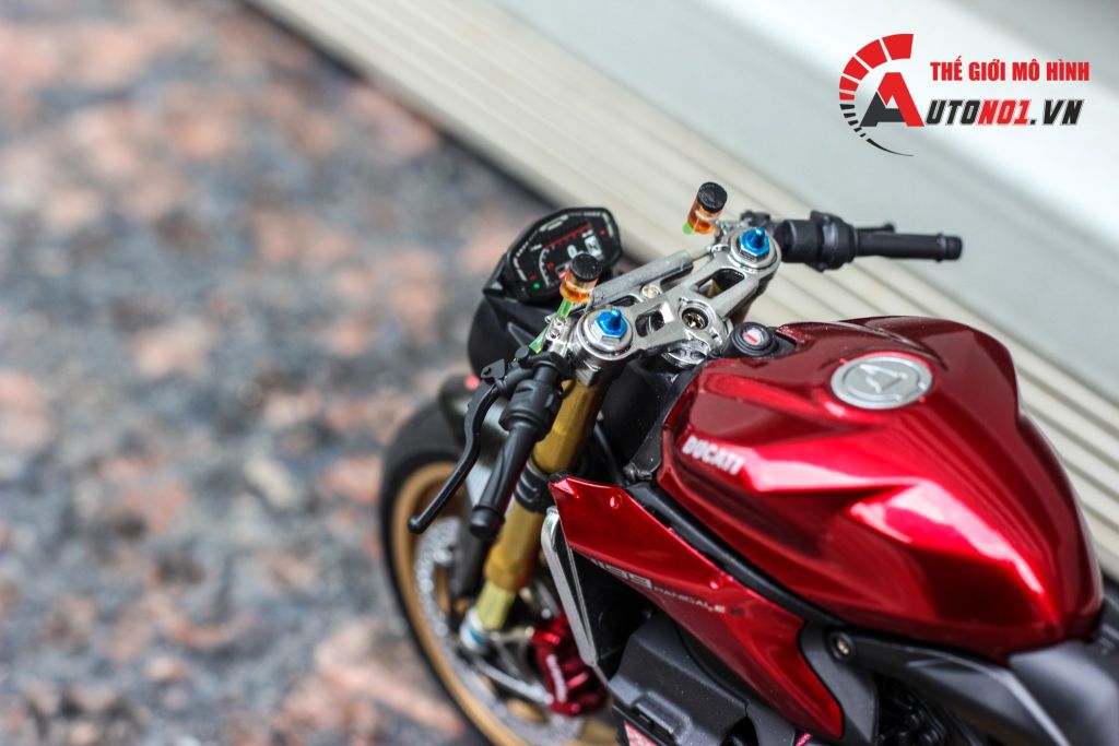 MÔ HÌNH CAO CẤP DUCATI 1199 PANIGALE CAFE RACER RED 1:12 TAMIYA D079