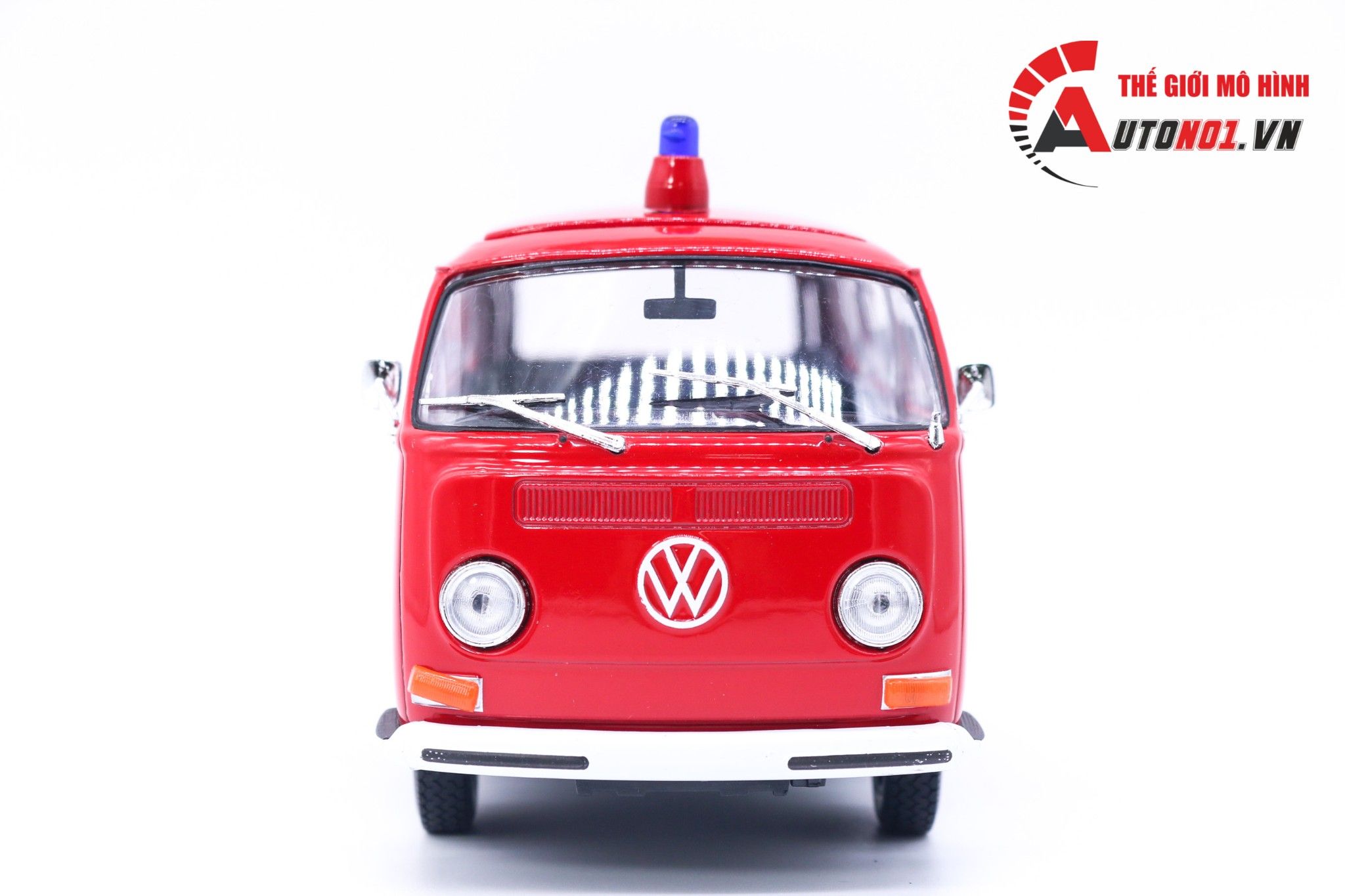  Mô hình xe Volkswagen Bus T2 1972 Fire Red 1:24 Welly 7028 