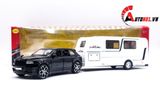  Mô hình xe ô tô kéo trailer Rolls Royce Cullinan 1:32 Alloy model OT212 