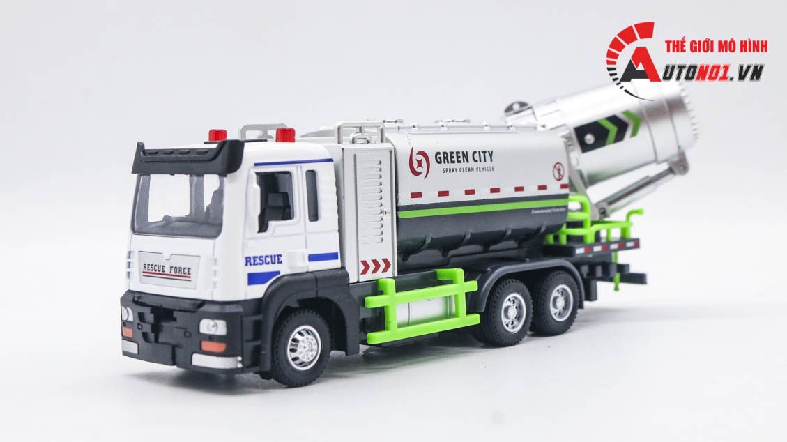  Mô hình xe bồn tưới cây có đèn - phun nước tỉ lệ 1:32 Ty models 8165 