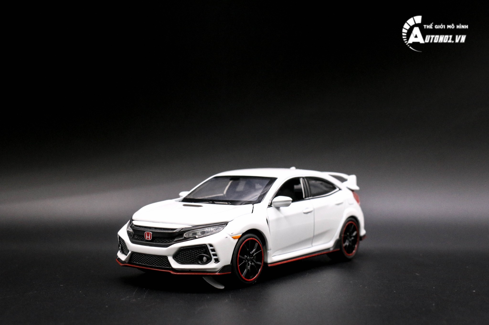 MÔ HÌNH XE HONDA CIVIC HATCHBACK TYPE R WHITE 1:32 MINIAUTO