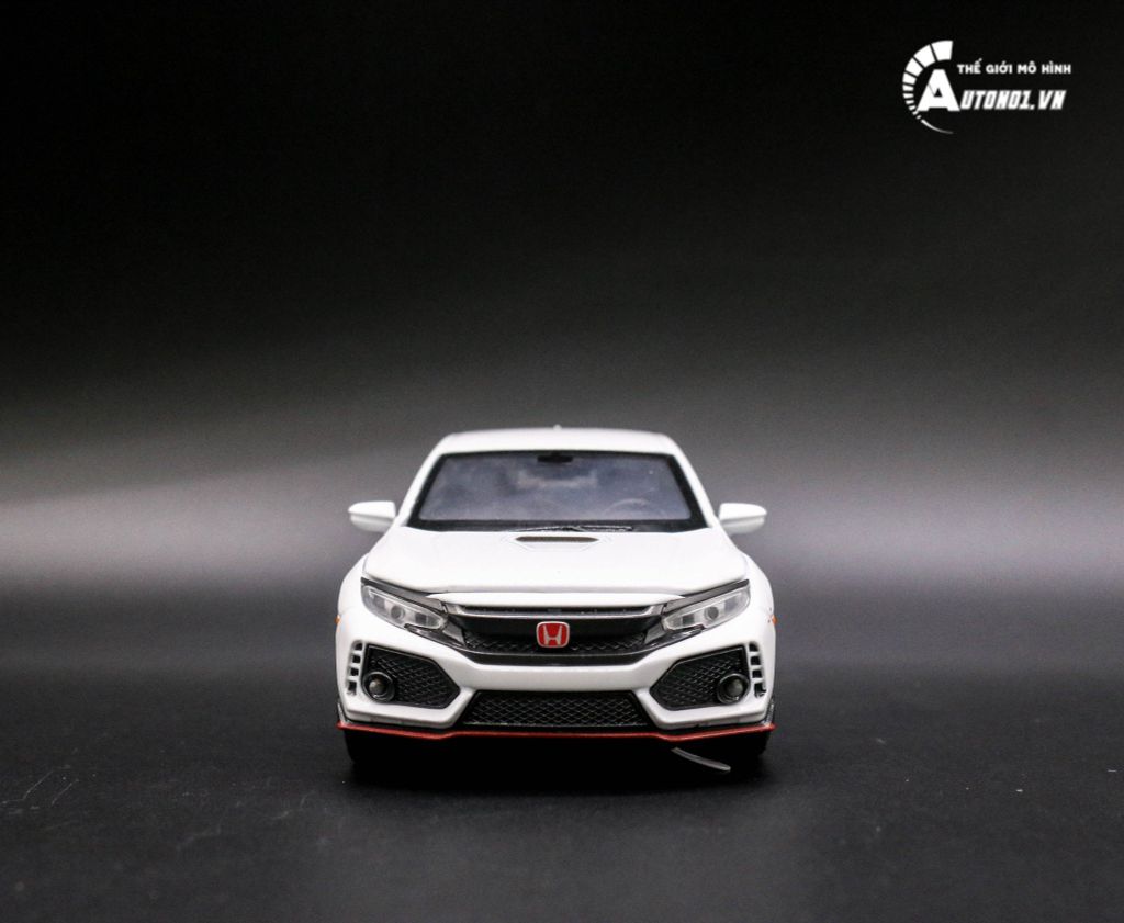 MÔ HÌNH XE HONDA CIVIC HATCHBACK TYPE R WHITE 1:32 MINIAUTO 5823