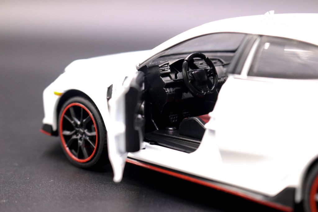 MÔ HÌNH XE HONDA CIVIC HATCHBACK TYPE R WHITE 1:32 MINIAUTO 5823