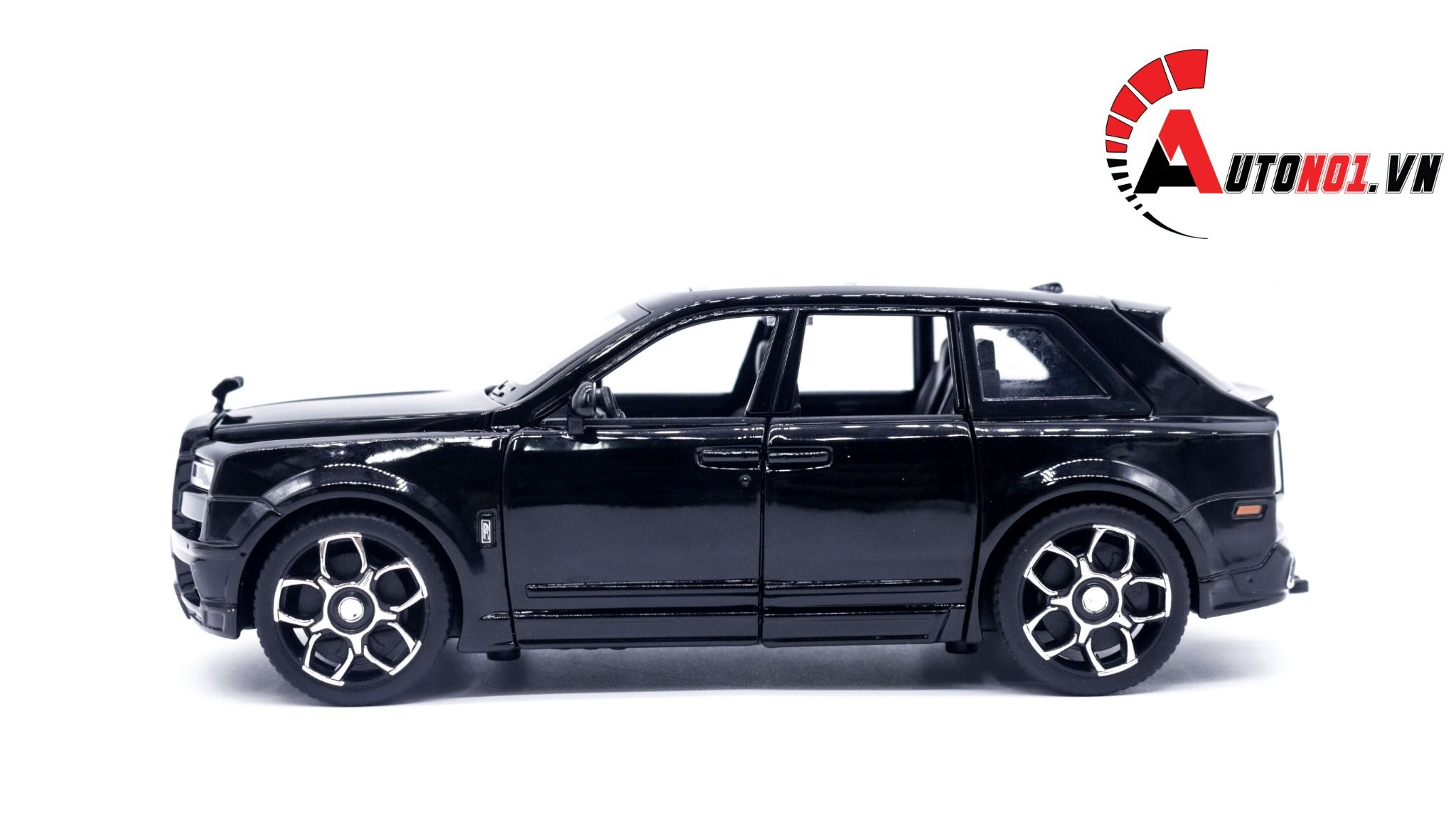  Mô hình xe ô tô kéo trailer Rolls Royce Cullinan 1:32 Alloy model OT212 