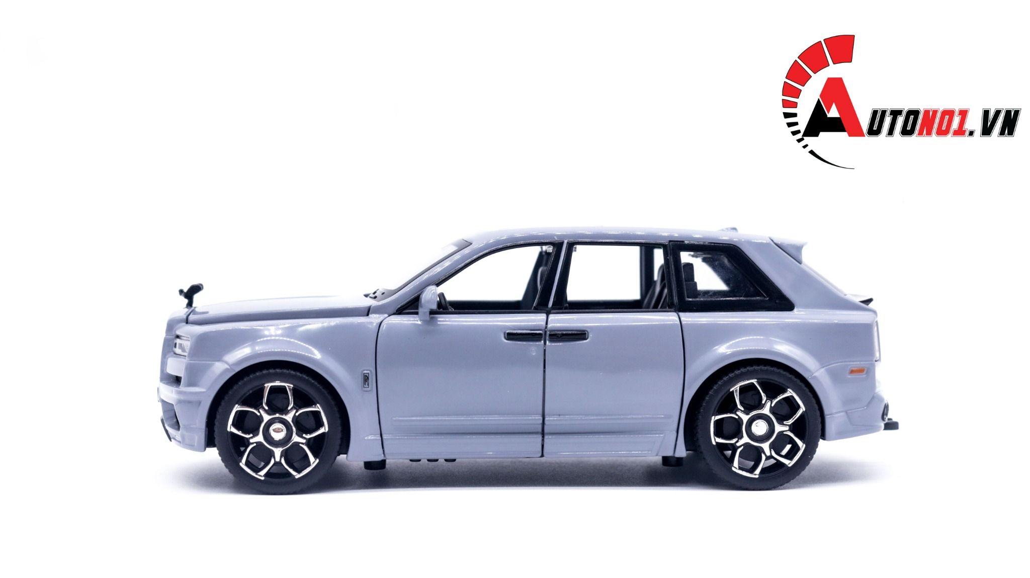  Mô hình xe ô tô kéo trailer Rolls Royce Cullinan 1:32 Alloy model OT212 