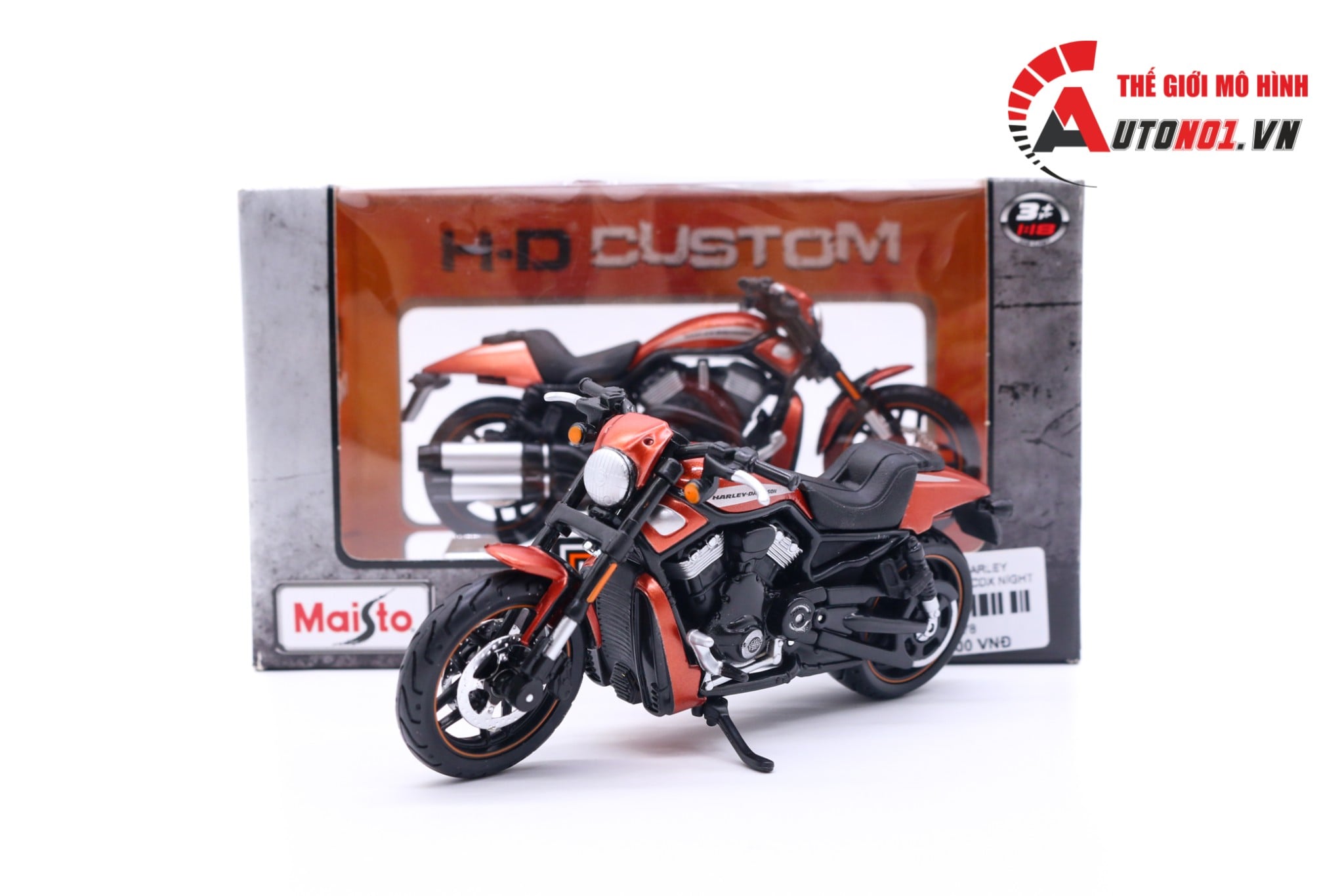 MÔ HÌNH HARLEY DAVIDSON VRSCDX NIGHT ROD SPECIAL ORANGE 1:18 MAISTO