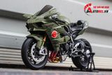  Mô hình xe Kawasaki H2r Custom Liberty Walk Army 1:12 Tamiya D078 