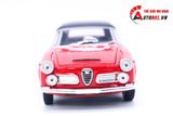 Mô hình xe Alfa Romeo Spider 1960 Red đánh lái được 1:24 Welly 7023 
