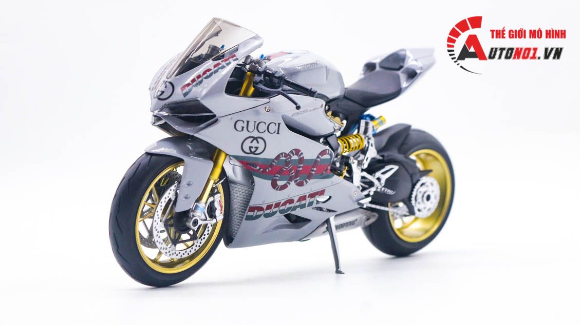  Mô hình xe cao cấp Ducati 1199 Panigale Gucci Nồi Khô 1:12 Tamiya D227H 