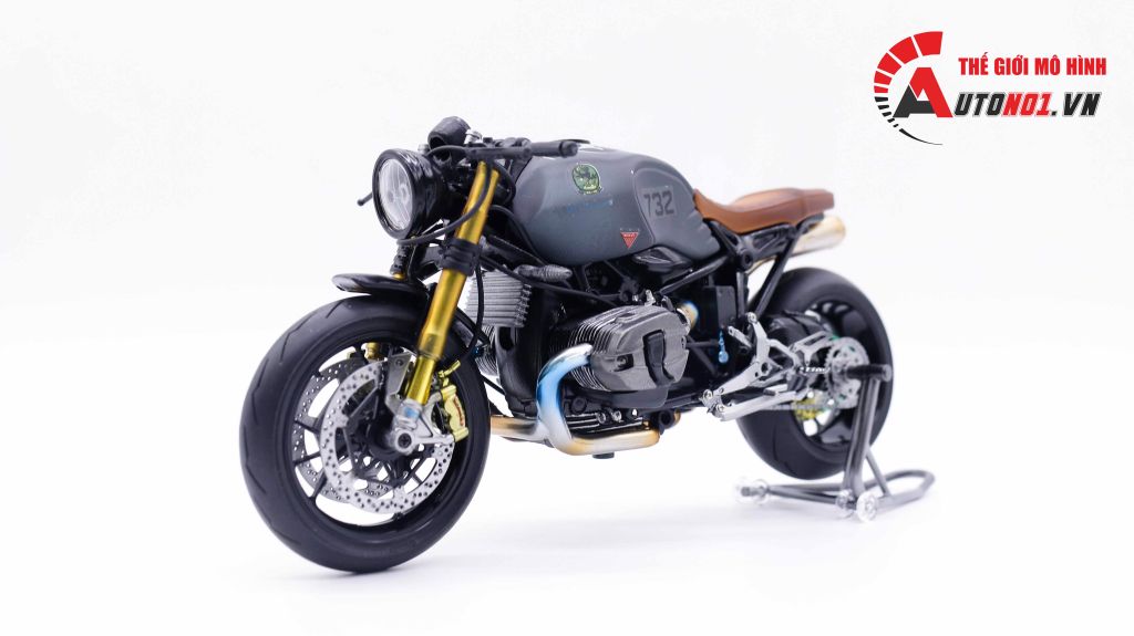 MÔ HÌNH XE BMW R NINE T SCRAMBLER ĐỘ PÔ - ARMY USA AUTONO1 D133