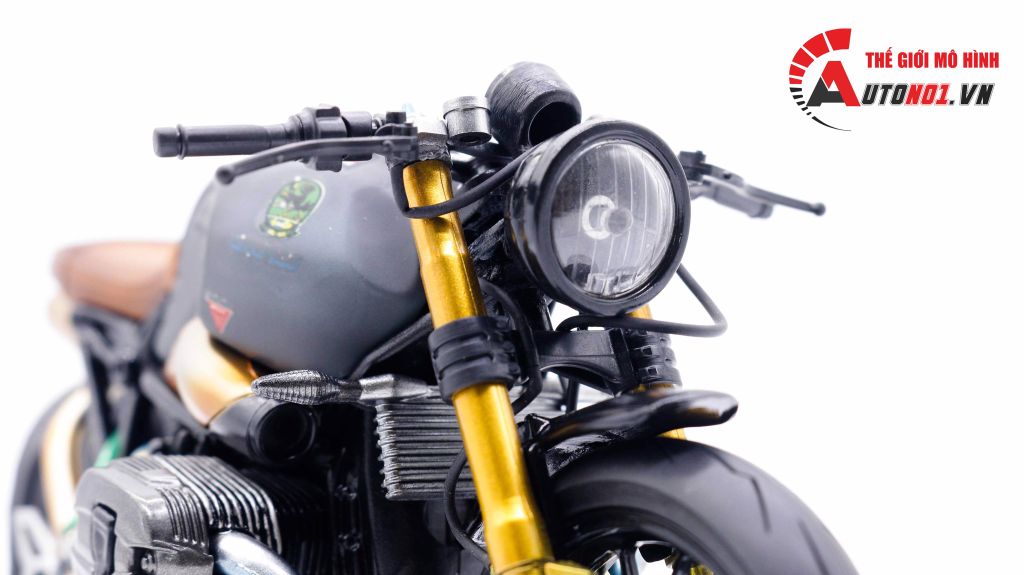 MÔ HÌNH XE BMW R NINE T SCRAMBLER ĐỘ PÔ - ARMY USA AUTONO1 D133