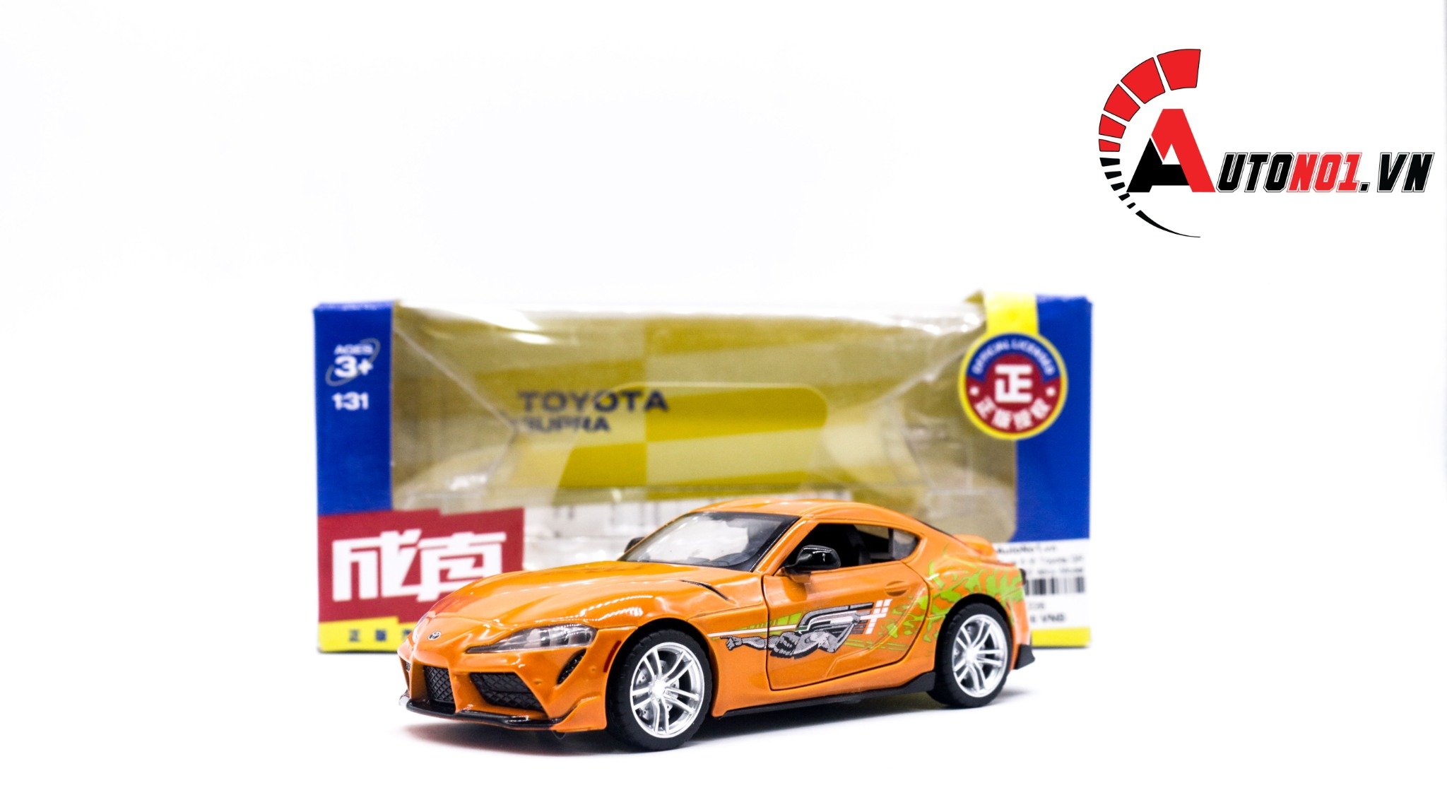  Mô hình xe ô tô Toyota GR Supra tỉ lệ 1:32 Alloy Model OT226 