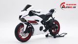  Mô hình xe Yamaha R6 2020 White độ Mâm + Pô Sc 1:12 Autono1 Welly D207G 