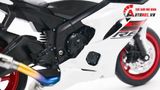  Mô hình xe Yamaha R6 2020 White độ Mâm + Pô Sc 1:12 Autono1 Welly D207G 