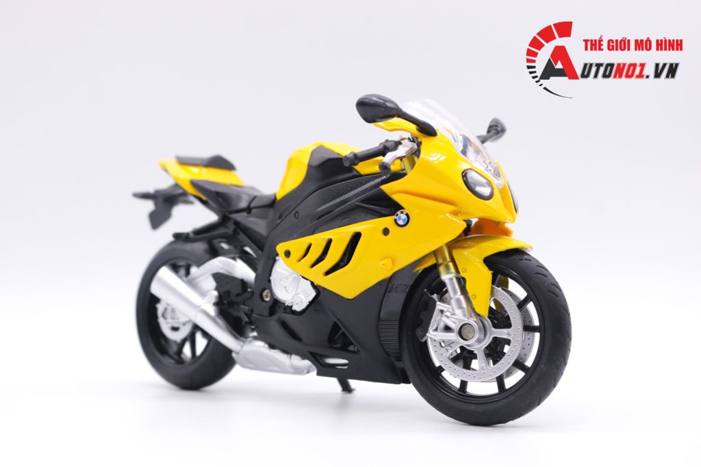 MÔ HÌNH BMW S1000RR 2019 YELLOW 1:12 MSZ 7222