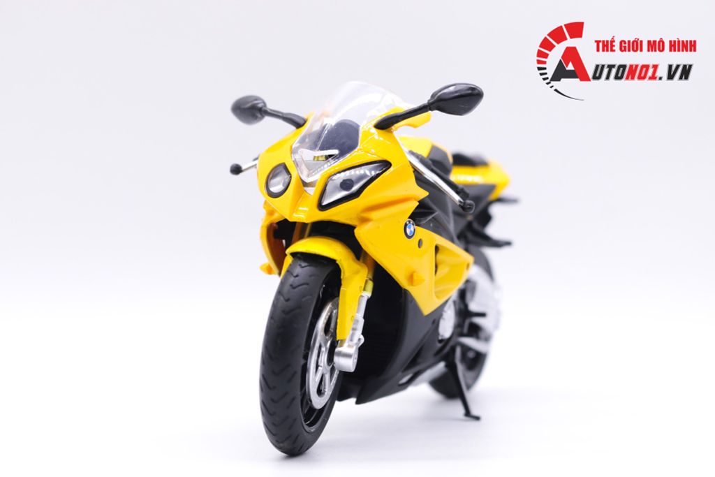 MÔ HÌNH BMW S1000RR 2019 YELLOW 1:12 MSZ 7222