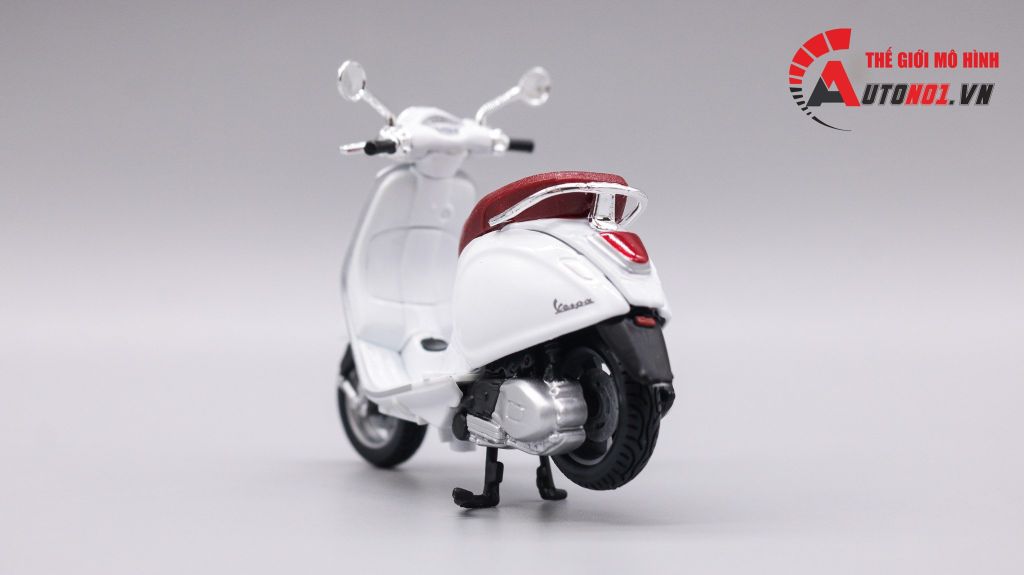 MÔ HÌNH VESPA PRIMAVERA 150 WHITE 1:18 MAISTO 6417