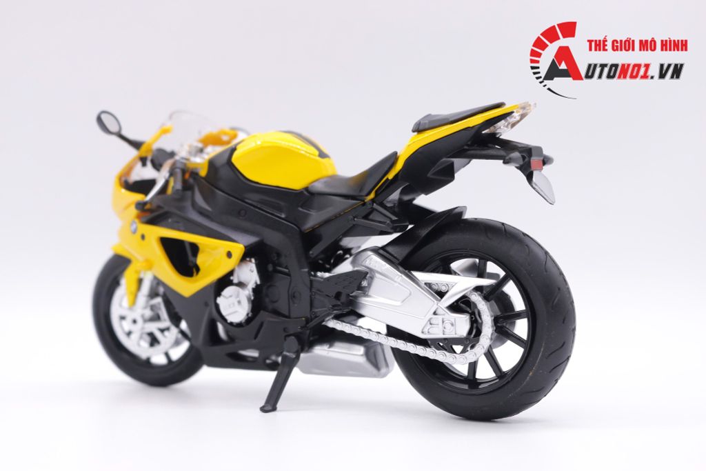 MÔ HÌNH BMW S1000RR 2019 YELLOW 1:12 MSZ 7222