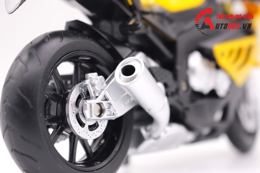 MÔ HÌNH BMW S1000RR 2019 YELLOW 1:12 MSZ 7222