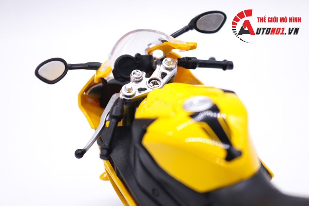 MÔ HÌNH BMW S1000RR 2019 YELLOW 1:12 MSZ 7222