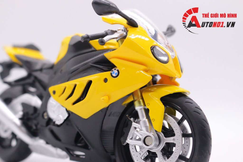 MÔ HÌNH BMW S1000RR 2019 YELLOW 1:12 MSZ 7222