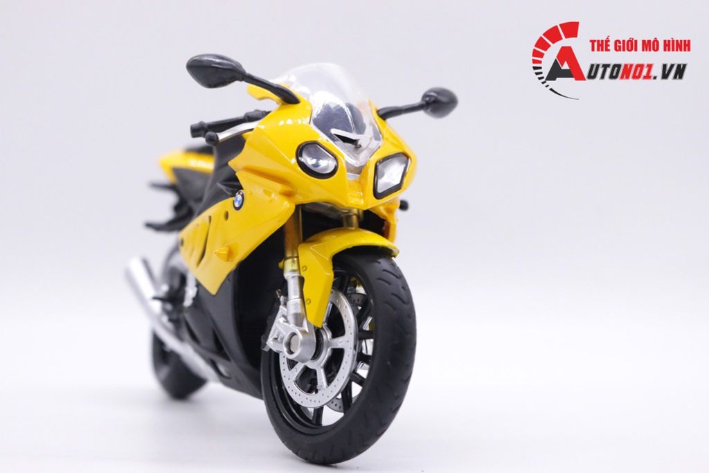 MÔ HÌNH BMW S1000RR 2019 YELLOW 1:12 MSZ 7222