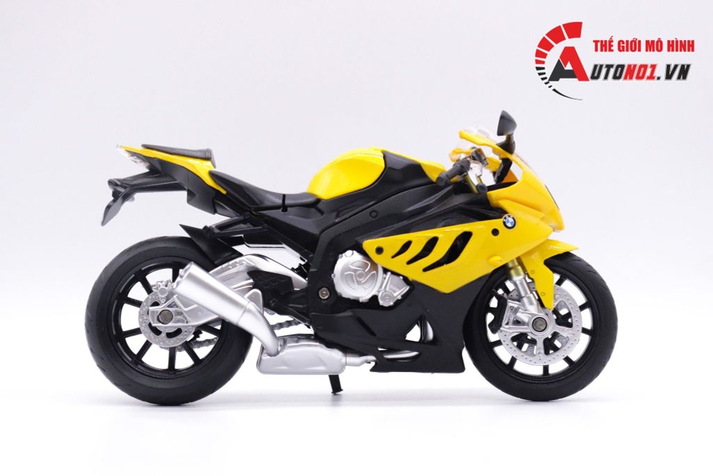 MÔ HÌNH BMW S1000RR 2019 YELLOW 1:12 MSZ 7222