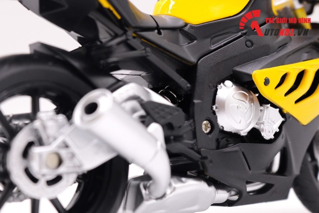 MÔ HÌNH BMW S1000RR 2019 YELLOW 1:12 MSZ 7222