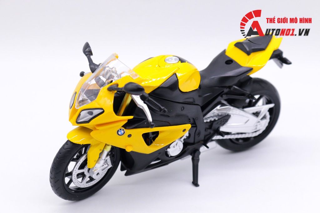 MÔ HÌNH BMW S1000RR 2019 YELLOW 1:12 MSZ 7222