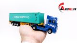  Xe mô hình ô tô container chở hàng full kim loại tỉ lệ 1:60 jingbang OT236 