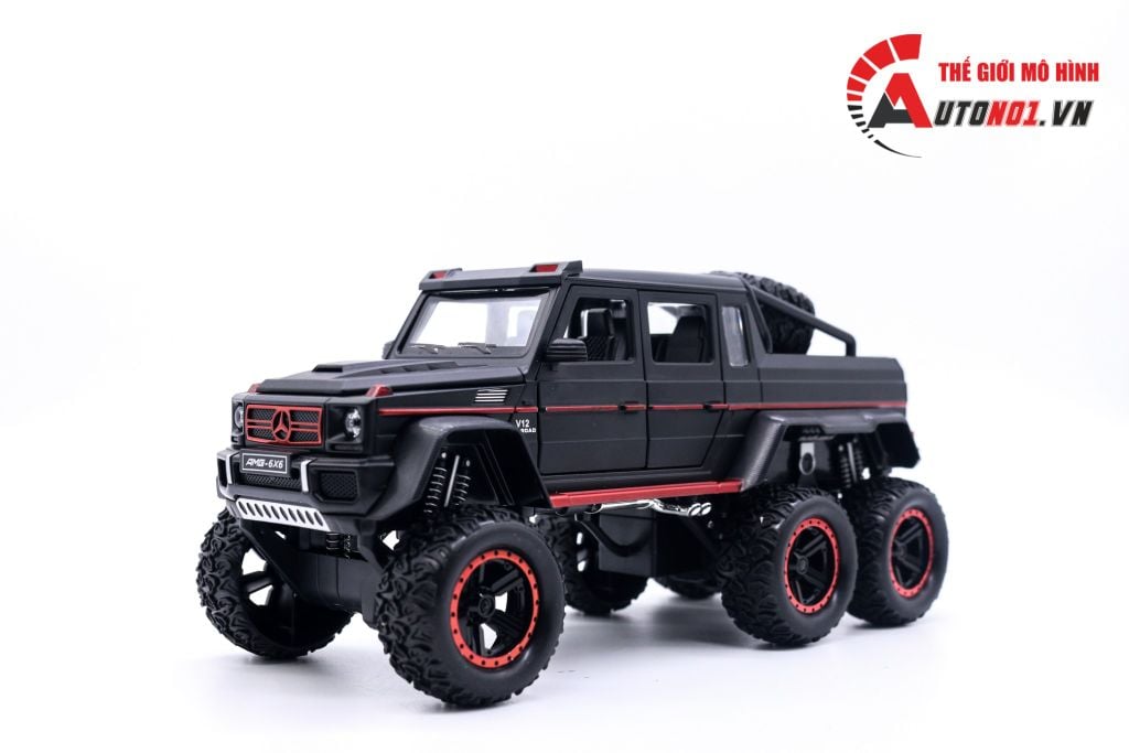 MÔ HÌNH XE MERCEDES-BENZ G63 V12 OFF ROAD BLACK 1:22 CHEZHI 6741