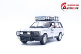  Mô hình xe Range Rover Expedition Silver Modelcar full open 1:24 Bburago OT615 