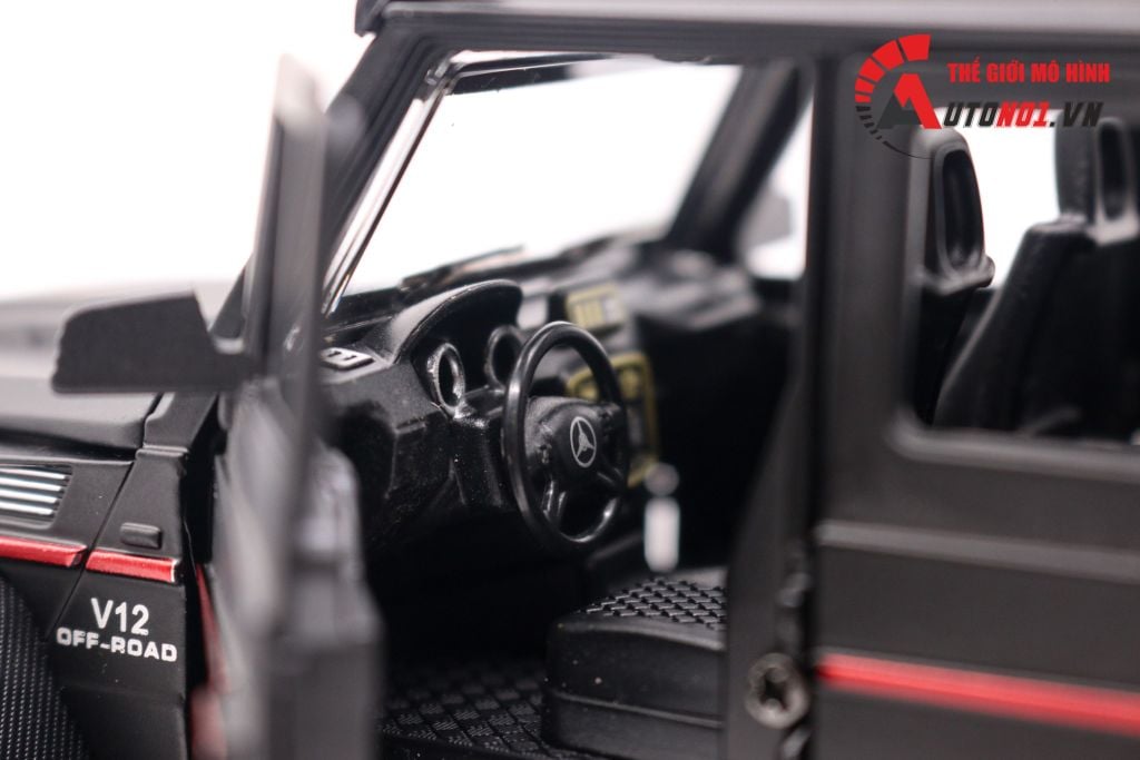 MÔ HÌNH XE MERCEDES-BENZ G63 V12 OFF ROAD BLACK 1:22 CHEZHI 6741