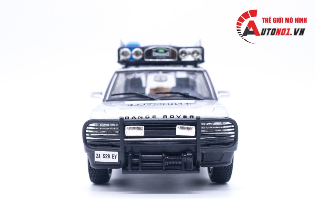 MÔ HÌNH XE RANGE ROVER EXPEDITION SILVER MODELCAR 1:24 BBURAGO 5241