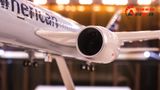  Mô hình máy bay American Boeing B787 47cm 1:130 có đèn led tự động theo tiếng vỗ tay hoặc chạm MB47008 