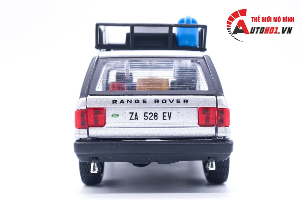 MÔ HÌNH XE RANGE ROVER EXPEDITION SILVER MODELCAR 1:24 BBURAGO 5241