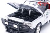  Mô hình xe Range Rover Expedition Silver Modelcar full open 1:24 Bburago OT615 