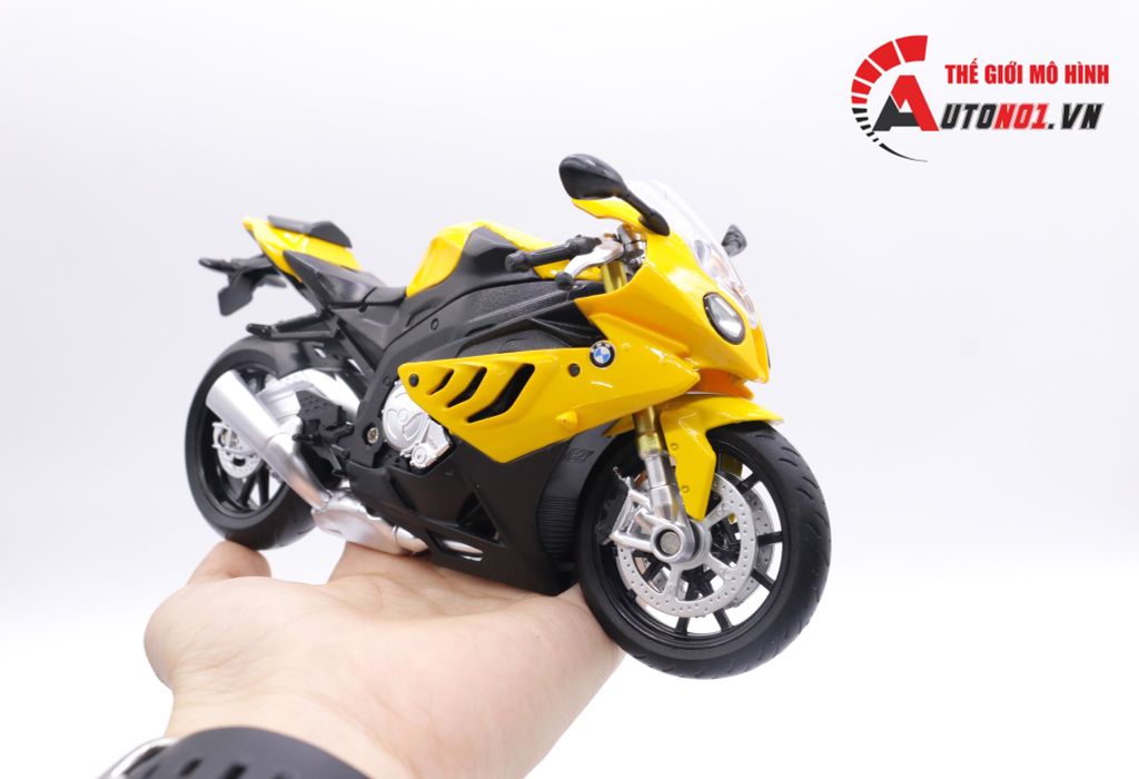 MÔ HÌNH BMW S1000RR 2019 YELLOW 1:12 MSZ 7222