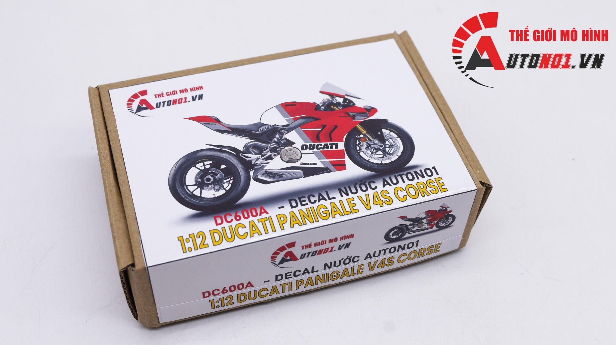  Decal nước độ Ducati V4S Corse tỉ lệ 1:12 DC600A 