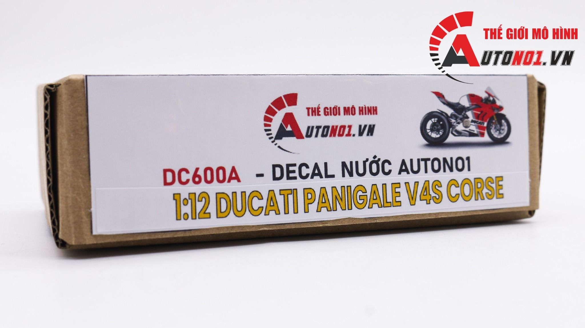  Decal nước độ Ducati V4S Corse tỉ lệ 1:12 DC600A 